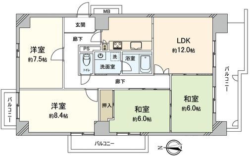 間取図(平面図) 間取図(平面図)
