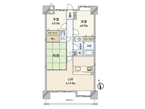パルコート玉出サンパティーク 間取図(平面図) 間取図(平面図)