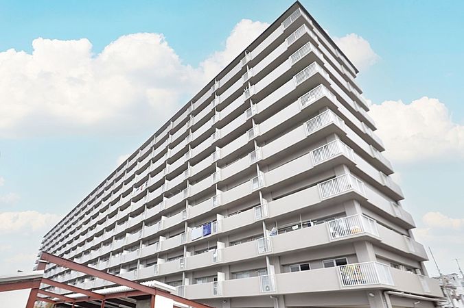 平野加美グランドハイツ 1号棟 外観 平野加美グランドハイツ 1号棟 外観