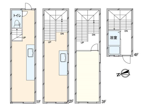 西成区太子1丁目 間取図(平面図) 西成区太子1丁目 間取図(平面図)