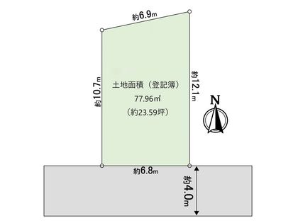 大阪市天王寺区舟橋町 区画図