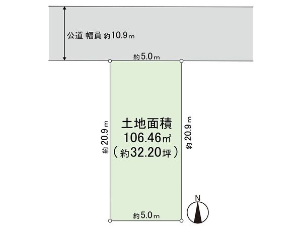 生野区新今里3丁目 土地 区画図
