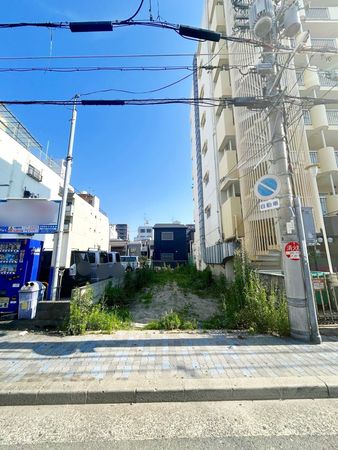 生野区新今里3丁目 土地 前面道路含む外観