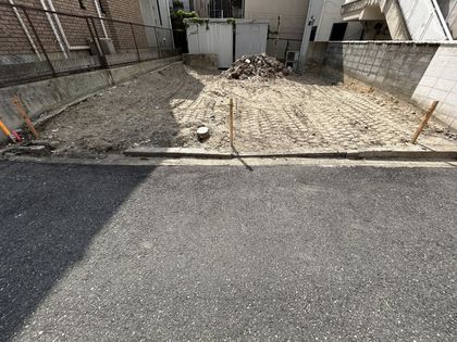 天王寺区味原本町 土地 前面道路含む外観