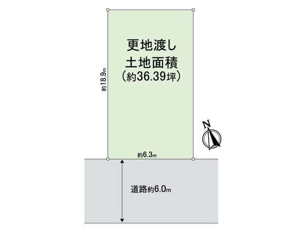 生野区田島6丁目 土地 区画図 生野区田島6丁目 土地 区画図