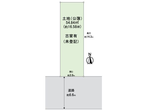 生野区桃谷5丁目 土地 区画図 区画図