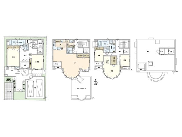 大阪市天王寺区勝山3丁目 間取図(平面図)