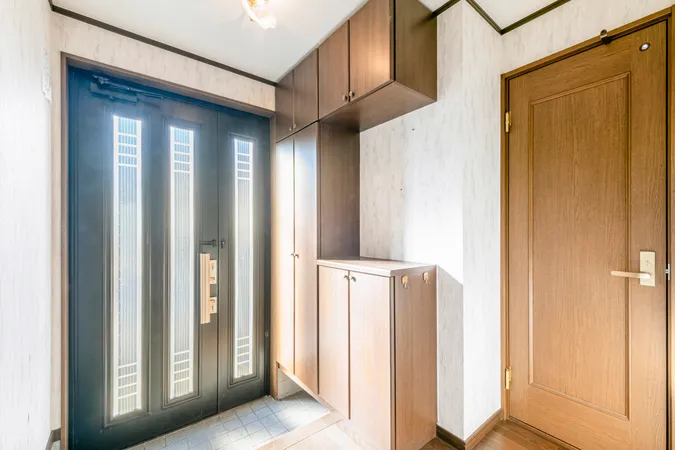 こちらが玄関でございます。