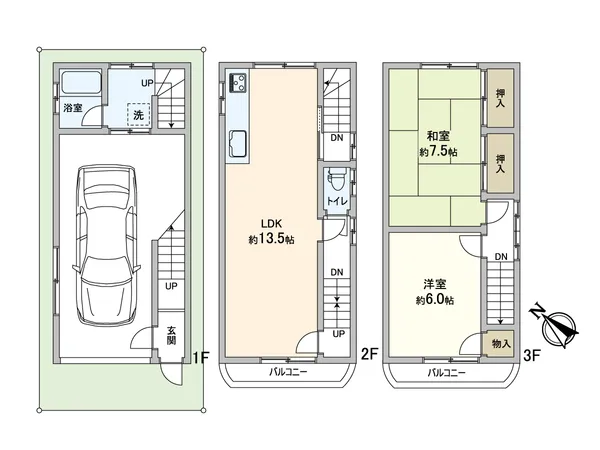 こちらが間取図でございます。