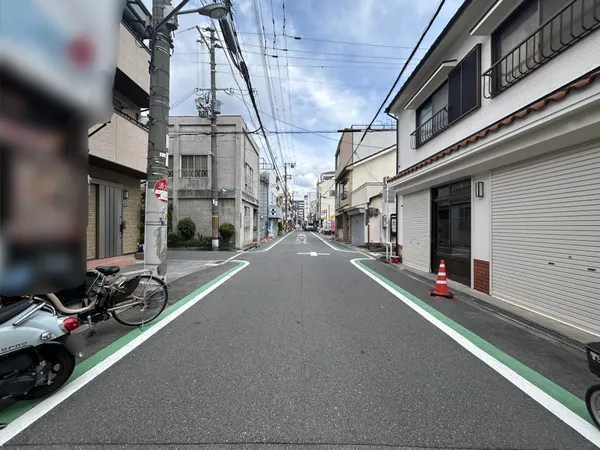 こちらが南側道路でございます。