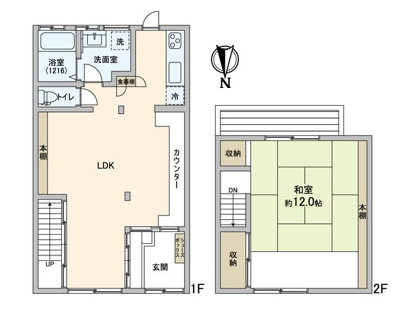 大阪市生野区生野西1丁目 間取図(平面図)