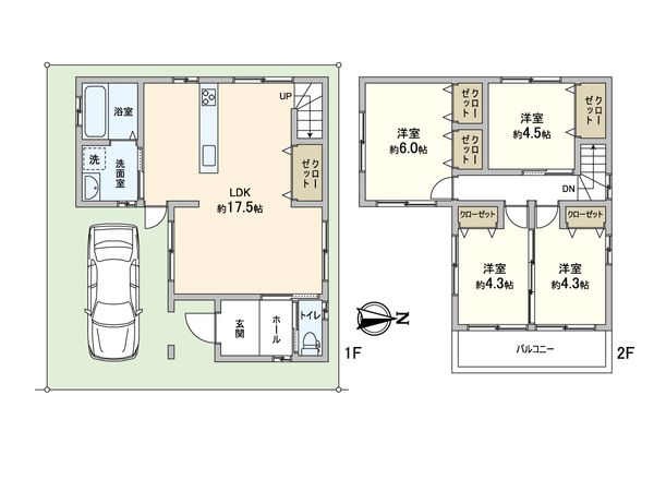 大阪市生野区田島3丁目 間取図(平面図)
