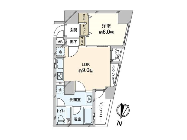 セレッソコート真田山アクティア 間取図(平面図) セレッソコート真田山アクティア 間取図(平面図)