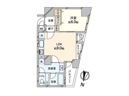 セレッソコート真田山アクティア 間取図(平面図)