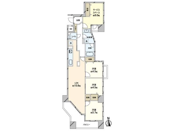 セレッソコート上本町 間取図(平面図) セレッソコート上本町 間取図(平面図)