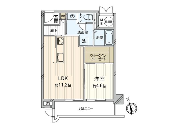 メロディーハイム清水谷 間取図(平面図) メロディーハイム清水谷 間取図(平面図)