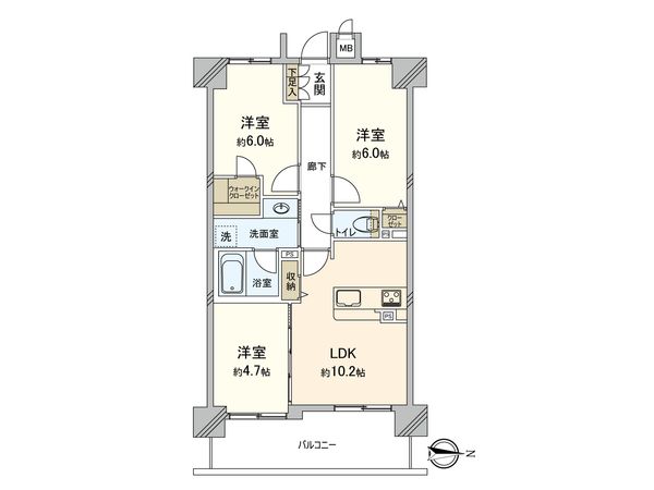 間取図(平面図)