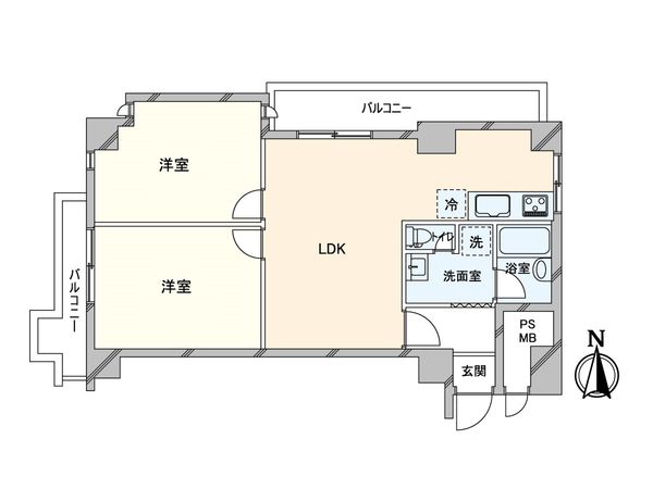 朝日プラザ高津第3 間取図(平面図) 朝日プラザ高津第3 間取図(平面図)