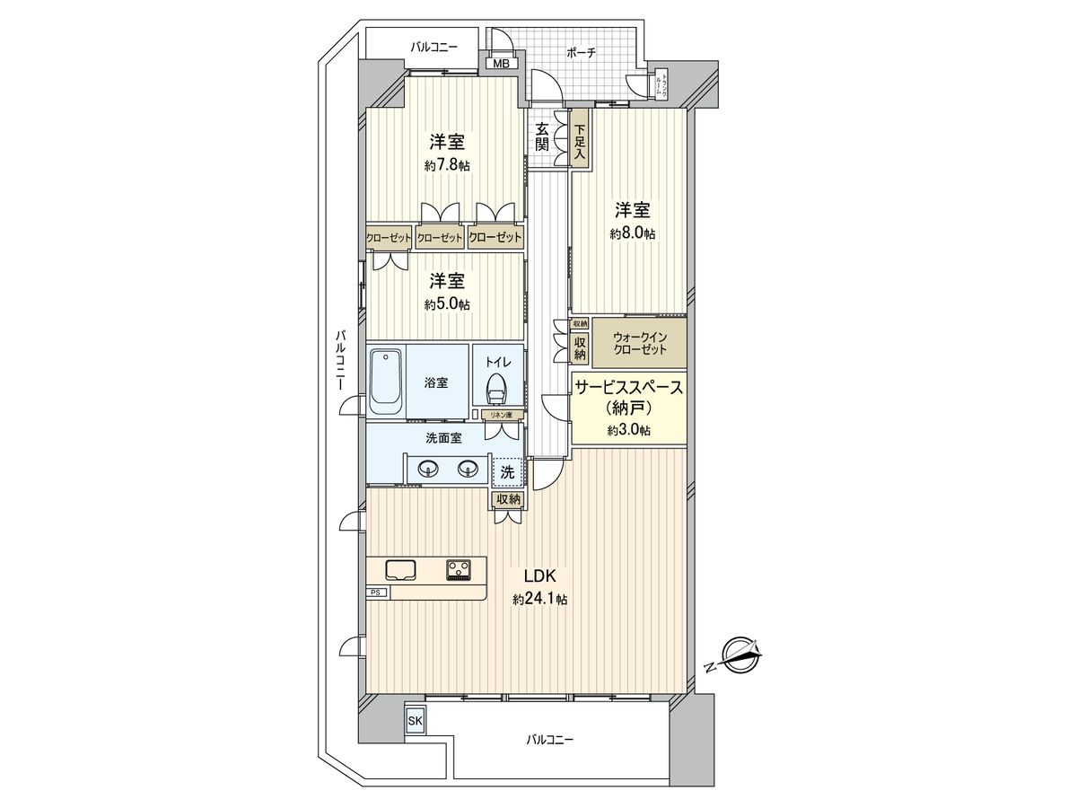 間取図(平面図)