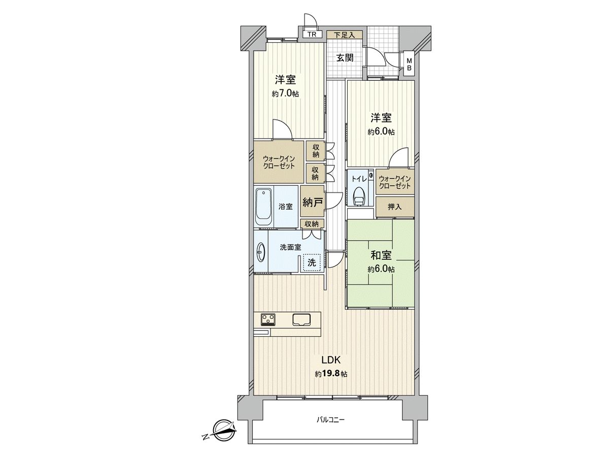 間取図(平面図)