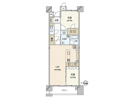 なんばセントラルプラザリバーガーデン 間取図(平面図)