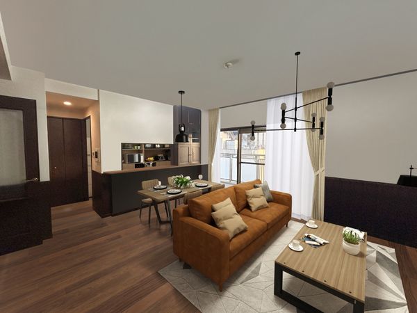 セントポリア四天王寺夕陽丘 リビング