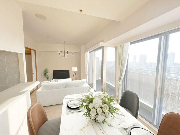 ファミールKOUZ TOWER リビング