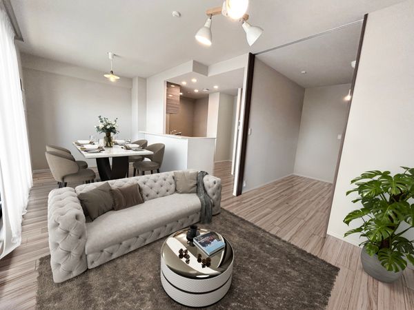 パークホームズ夕陽丘 リビング