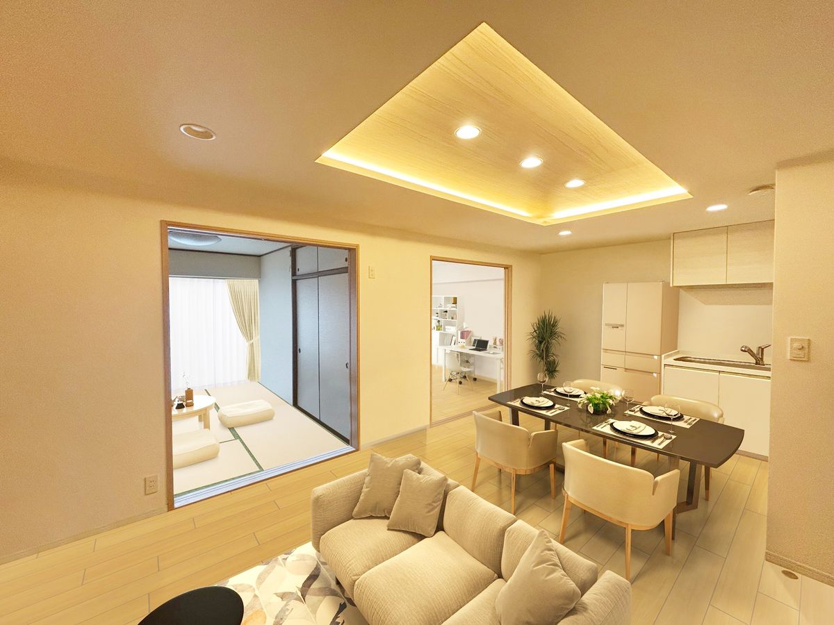 ハイマート夕陽ケ丘2番館 リビング リビング