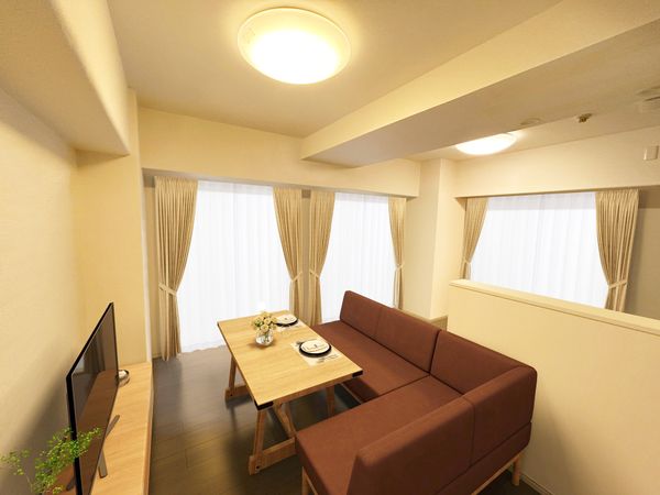 グランドムール南大江パークタワー リビング