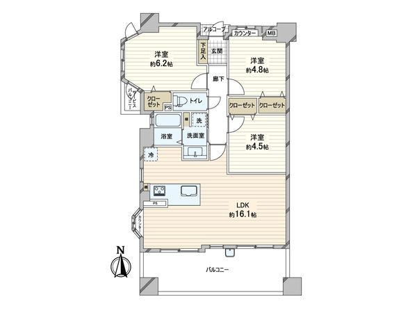 エステムコート鶴橋パルテピア 間取図(平面図) エステムコート鶴橋パルテピア 間取図(平面図)