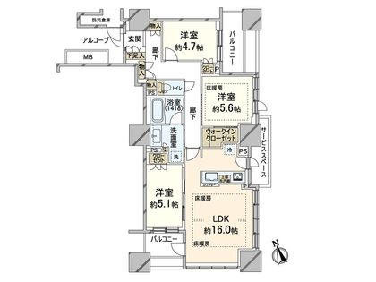 間取図(平面図)