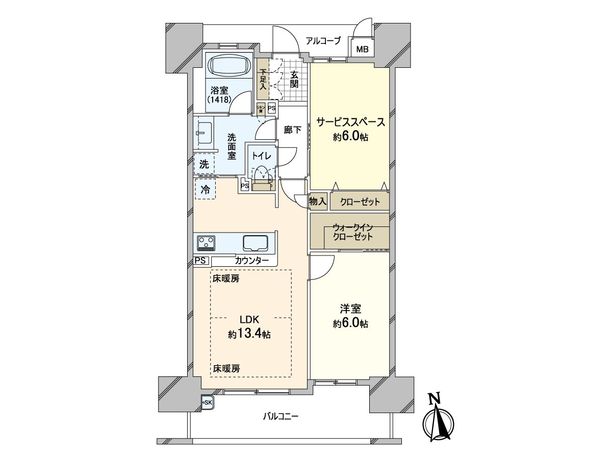 間取図(平面図)