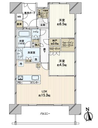 ルネグラン四天王寺夕陽丘 間取図(平面図) ルネグラン四天王寺夕陽丘 間取図(平面図)