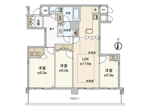 ザ・上本町タワー 間取図(平面図) ザ・上本町タワー 間取図(平面図)