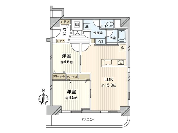 メロディーハイム清水谷 間取図(平面図) メロディーハイム清水谷 間取図(平面図)