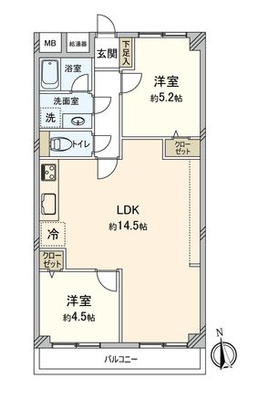 天王寺スカイハイツ 間取図(平面図) 天王寺スカイハイツ 間取図(平面図)