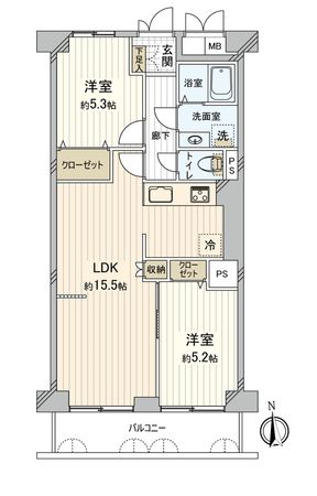 天王寺スカイハイツ 間取図(平面図) 天王寺スカイハイツ 間取図(平面図)
