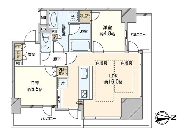 メトライズタワー大阪上本町 間取図(平面図)