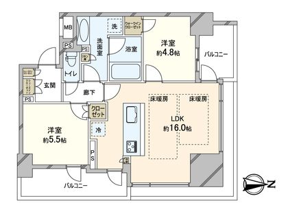 メトライズタワー大阪上本町 間取図(平面図)