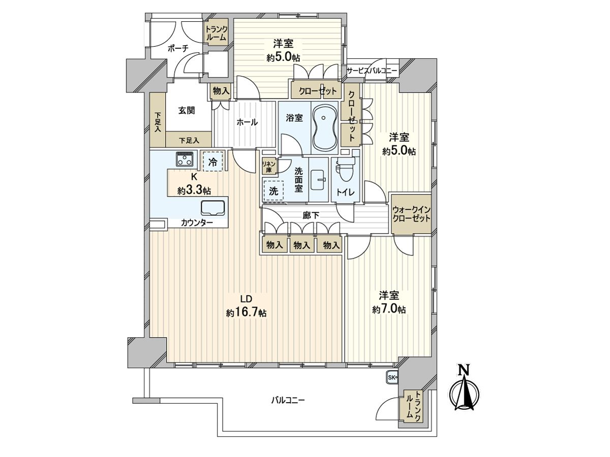 間取図(平面図)