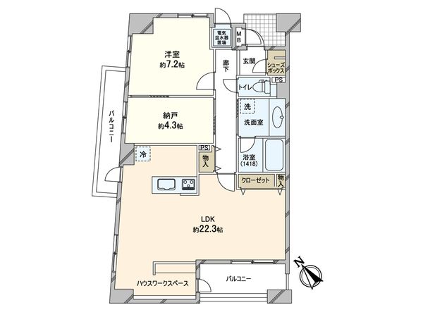 アーバンライフフォルムズ江戸堀 間取図(平面図) アーバンライフフォルムズ江戸堀 間取図(平面図)