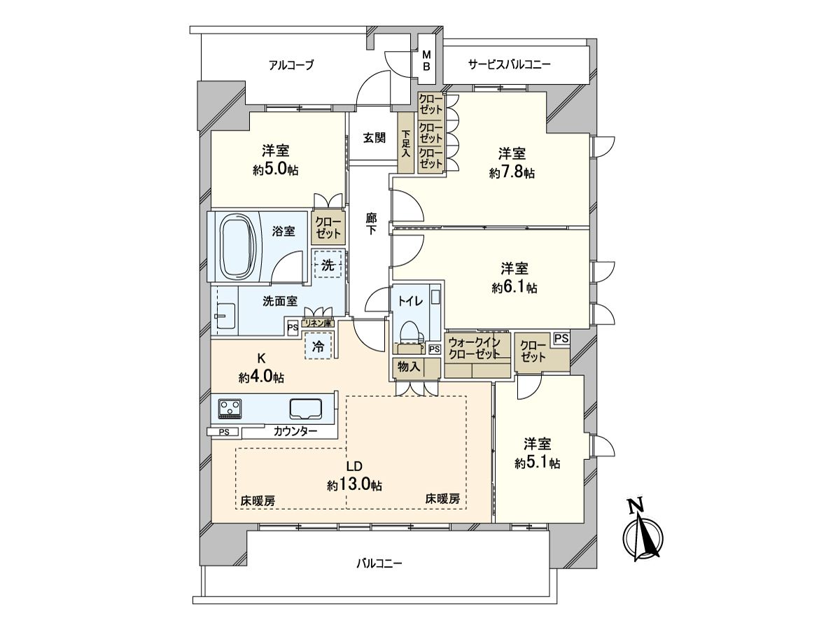 間取図(平面図)