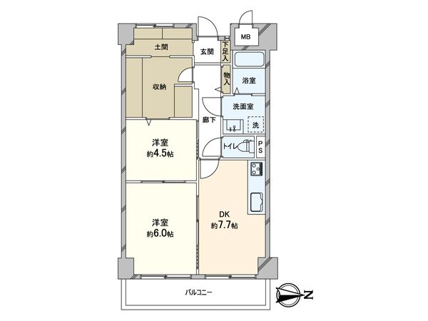 ライオンズマンション今里 間取図(平面図) ライオンズマンション今里 間取図(平面図)