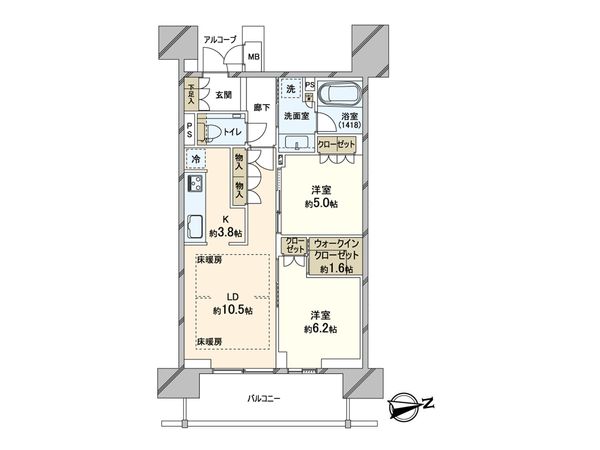 グランドメゾン大阪上本町 間取図(平面図) グランドメゾン大阪上本町 間取図(平面図)