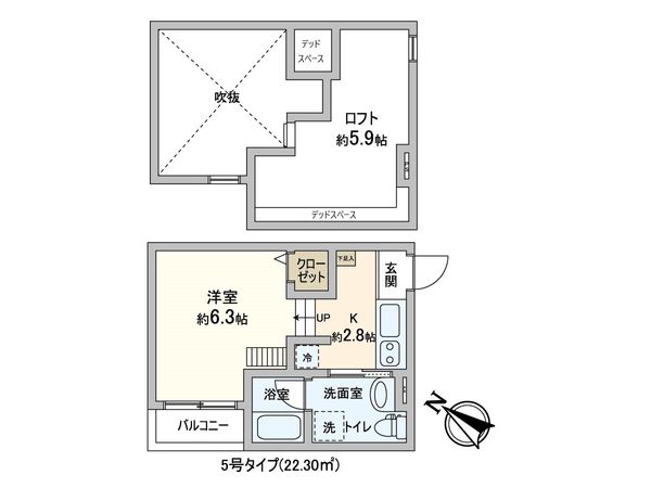 グランドヒルズ 間取図(平面図) 間取図(平面図)