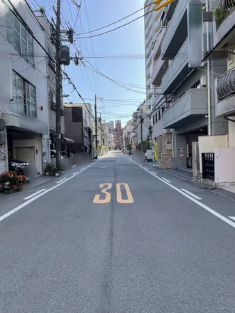 前面道路の様子