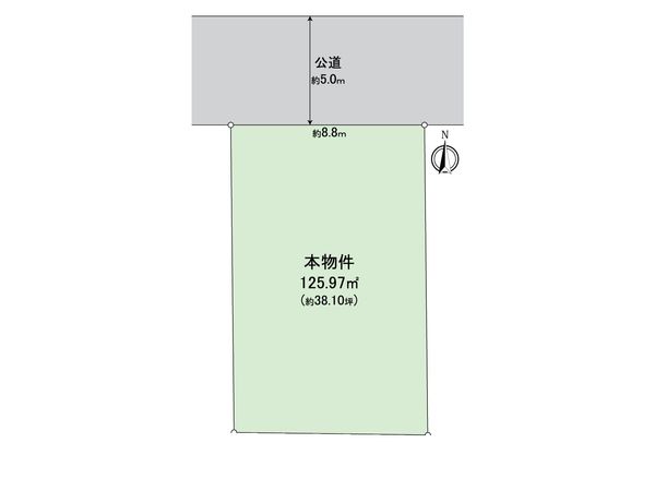 伏見区醍醐御園尾町 中古一戸建 区画図