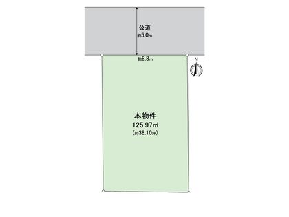 伏見区醍醐御園尾町 土地 区画図