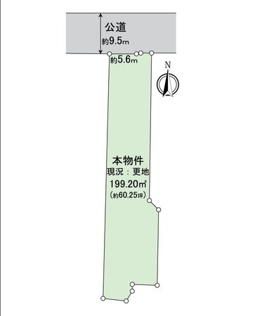 伏見区今町 土地 区画図 伏見区今町 土地 区画図